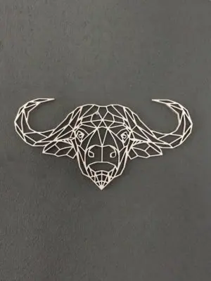 Geometrische waterbuffel