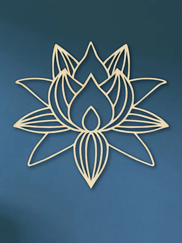 Geometrische Lotusbloem