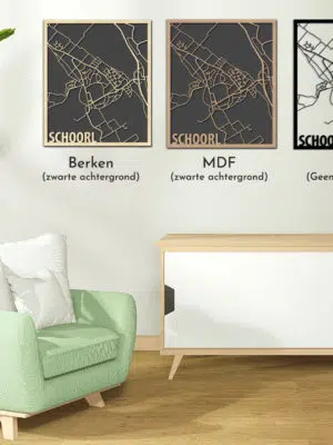 Citymap Schoorl vergelijk