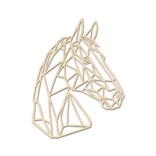 Geometrisch Paard zijkant #2 - Afbeelding 2