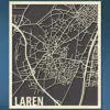 Houten Citymap Laren