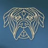 Geometrische houten BoerBoel