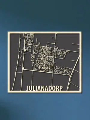Houten citymap Julianadorp