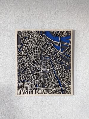 citymap Amsterdam met Water