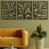 Wandpaeneel Zwart tree of life