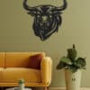 Houten Wanddecoratie Stier